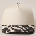 TEELUX - Cotton Structured Hat Blank -  COW PRINT